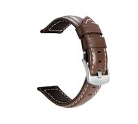 CLCLGOKKOH Genuine Leather Glossy Matte Bamboo Grain Crazy Horse Quick-release Watch Strap, Men's 20mm/22mm(B,22mm)