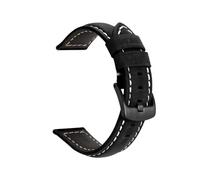 CLCLGOKKOH Men's And Women's Leather Glossy Matte Bamboo Grain Quick-change Watch Straps(AA Black buckle,24mm)