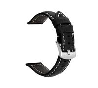 CLCLGOKKOH Men's And Women's Leather Glossy Matte Bamboo Grain Quick-change Watch Straps(AA silver buckle,26mm)