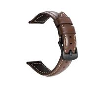 CLCLGOKKOH Men's And Women's Leather Glossy Matte Bamboo Grain Quick-change Watch Straps(D Black buckle,26mm)