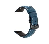 CLCLGOKKOH Men's And Women's Leather Glossy Matte Bamboo Grain Quick-change Watch Straps(EE Black buckle,24mm)