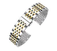 CLCLGOKKOH Men's And Women's Metal Replacement Watch Straps Quick-release Stainless Steel Straps Are Classic And Durable(C,13mm)