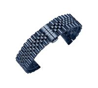 CLCLGOKKOH Men's Quick-release Stainless Steel Strap With Double-press Folding Buckle For Smartwatches 20-22mm(G,22mm)