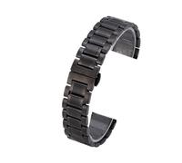 CLCLGOKKOH Metal Replacement Watch Straps Quick-Release Stainless Steel Watchbands For Men Lug Width Wristband Classic Heavy-Duty(D,10mm)