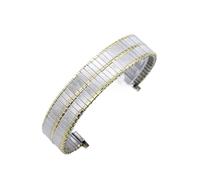 CLCLGOKKOH Retractable Elastic Watch Strap Old-Fashioned Spring Accessories for Middle-Aged and Elderly Men and Women with Tension Straps 17-22mm(C,22mm)