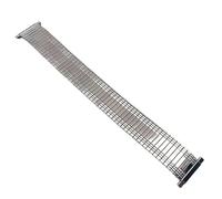 CLCLGOKKOH Stainless Steel Elastic Spring Telescopic Stretch Quick Replacement Men's Watch Strap 18-22mm(H,19mm)
