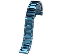 CLCLGOKKOH Stainless Steel Link Watch Strap Adjustable Band Fits Most Watches(B,19mm)
