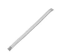 CLCLGOKKOH Watch Elastic Band Stainless Steel Smart Watch Concave and Convex Stripes Slingshot Solid 6MM Women's