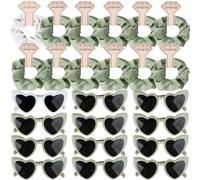 Clcnsusilk Satin Bridesmaid Proposal Gifts Scrunchies Bachelorette HairTies Set of 6 sunglasses Bridal Shower No Damage Hair ties ideas Gift for Wedding Party Favors (12pcs White&Sage Green)