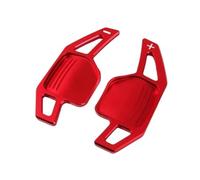 CLCPTPOGMA Car Gear Shift Collars for Audi S6 A4 B8 A3 8P S3 A5 A6 C6 Q5 A8 R8 TTS MK2 8J Steering Wheel Paddles Shifters DSG(Red 1Pair)