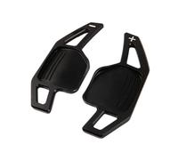 CLCPTPOGMA Car Gear Shift Collars for Audi S6 A4 B8 A3 8P S3 A5 A6 C6 Q5 A8 R8 TTS MK2 8J Steering Wheel Paddles Shifters DSG(Black 1Pair)