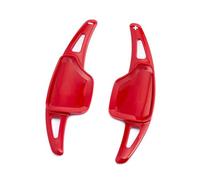 CLCPTPOGMA Car Gear Shift Collars for Cadillac XT4 XT6 CT4 CT5 2019-2025 Luxury 2020 2024 Steering Wheel Paddle Shifter Extension Trims(W)