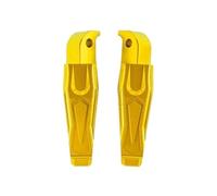 CLCPTPOGMA For Yamaha XSR700 XSR900 For YZF-R3 Motorcycle Foot Pegs Rear Footrest Passenger Pedals Motorbike Brake Pedals(Gold)