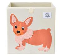 CLCROBD Foldable Animal Cube Storage Bins Fabric Toy Box/Chest/Organizer for Toddler/Kids Nursery, Playroom, 13 inch (Dog)