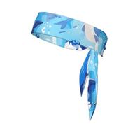 CLDBMD ocean dolphin looking at you Prints Sports headscarf, sweat absorbing and breathable, motion headband, double-sided kerchief