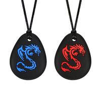 CLDY 2 PCS Sensory Chew Necklace, chew Toys for Autistic - ADHD - Biting Needs Children, Silicone Necklace Made from Food Grade Silicone Safety, Oral Motor Chewy Teether for Boys Girls