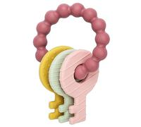 CLDY Silicone Teething Toy, Food-Grade, Soothing Gums, Speech Development, Red