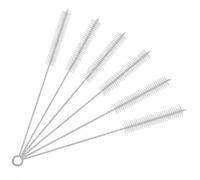 ClDYAUST Straw Cleaner Brush Extra Long 14 Inch, Straw Brush Extra Long with 304 Stainless Steel and Nylon Bristles Straw Brush for Baby Bottles, Glass/Silicone Straws or Hummingbird Feeders.