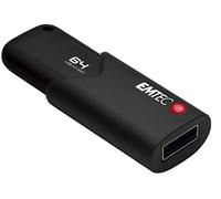 Clé USB 3.2 EMTEC B120 Click Secure - 64Go (Noir)