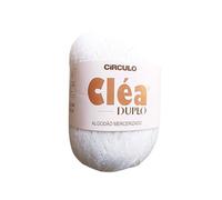 Clea Duplo Circle Yarn Ne 8/4 - 100% Mercerised Cotton - 508 m / 150 g - TEX 295 - Ideal for Crochet and Tricô (8001)