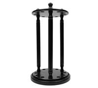 CLEADONG Freestanding Billiard Cue Rack, Pool Table Accessories Hold 9 Cues, Solid Wood Pool Cue Rack, Billiard Bar Storage Stands for Game Room Billiard Room Decor