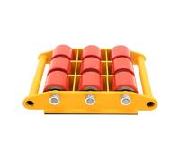 CLEADONG Machinery Skate Dolly, 15 T Heavy Duty Machine Dolly Skate Machinery Roller Mover Cargo Trolley, for Industrial Moving Equipment