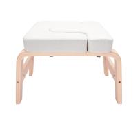 CLEADONG The Original Yoga Headstand Bench,Yoga Inversion Bench with Wood Frame and PU Pads, Yogas Practice Chair Suitable for Bedrooms, Balconies, Offices, Gyms