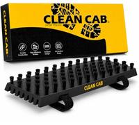 Clean Cab Step Mounted Foot Brush - Outdoor All Weather Industrial Shoe Cleaner & Scraper Brush Universal Fit