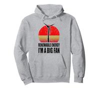 Clean Energy Environmental Global Warming Wind Energy Pullover Hoodie