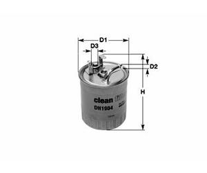 CLEAN FILTERS DN1921 Fuel filter for MERCEDES-BENZ