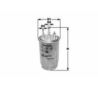 CLEAN FILTERS DNW2503 Fuel filter for OPEL,VAUXHALL