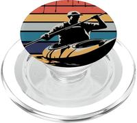 Clean Fishing Kayak Introvert Design PopSockets PopGrip for MagSafe