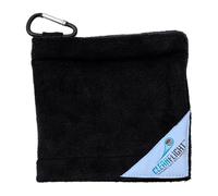 Clean Flight Premium Golf Ball Towel - Wiping, Cleaning & Soaking - Portable Microfiber Wet/Dry Towel - Golf Accessories (5'' x 5''), Green