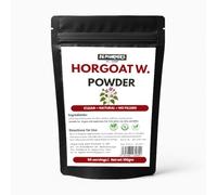 Clean HornGoat Wd Powder | Pure & Natural | No Fillers or Additives | Ground Leaf | Packed in The UK | 50 Servings 1 Month Supply