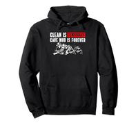 Clean Is Temporary Cave Mud Is Forever Caving Spelunker Pullover Hoodie