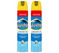 Clean It Multisurface Cleaner Jasmine 250ml x 2, Compatible with Pledge Duster for Kitchen Worktops Stainless Steel Glass Fridges with Welari Thank You Card | (2pack)