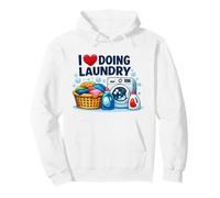 Clean Neat Freak I Love Doing Laundry Lover Housework Pullover Hoodie