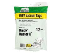 Clean Obsessed H-10 HEPA Bags (12 Pack, Cloth), Best for Allergy Sufferers, Compatible with Oreck BB Part # PKBB12DW & PKBB12OF