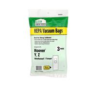 Clean Obsessed H-10 HEPA Bags Fits Hoover Type Y, Z Windtunnel & Tempo - 3 Cloth-Like HEPA Bags per package