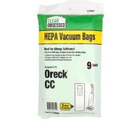 Clean Obsessed H-10 HEPA Bags Fits Oreck Type CC Upright Vacuum Cleaners (9 Bag Pack)