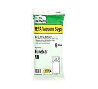Clean Obsessed H-10 HEPA Bags Type Eureka RR Bags Fits 4800 Series - 9 Cloth HEPA Bags per package