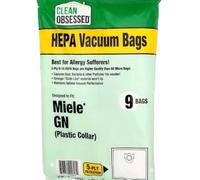 Clean Obsessed H-10 HEPA Bags Type Miele G/N - 9 Cloth HEPA Bags per package