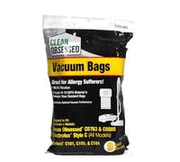 Clean Obsessed HEPA Vacuum Bags for CO763 & CO888, Perfect 101 / 103 / 104 , Electrolux Style C ~ 9 Pack ~