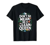 Clean Queen - Environment Earth Day Climate Change Value Graphic T-Shirt, Men, Black, M