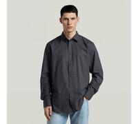 Clean Regular Branded Shirt - Dark blue - Men S