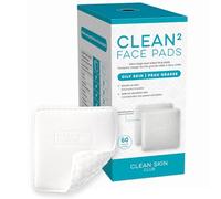 Clean Skin Club Clean² Blemish Control Face Pads - Extra Large Dual-Sided Face Pads for Blemish-Prone Skin, 100% Bio-Based, Dermatologist Approved, 60 Count