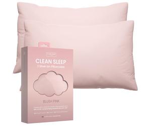 Clean Skin Club Pillowcases (2, Pink, Standard)