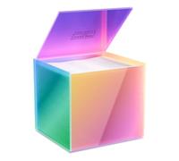 CLEAN SKIN CLUB The Prism Box for Clean Towels XL, Vibrant Storage Solution for 50 Disposable Towels, Stylish and Functional Bathroom Accessory