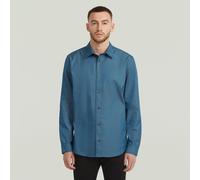 Clean Slim Shirt - Dark blue - Men L