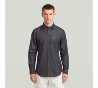 Clean Slim Shirt - Dark blue - Men M